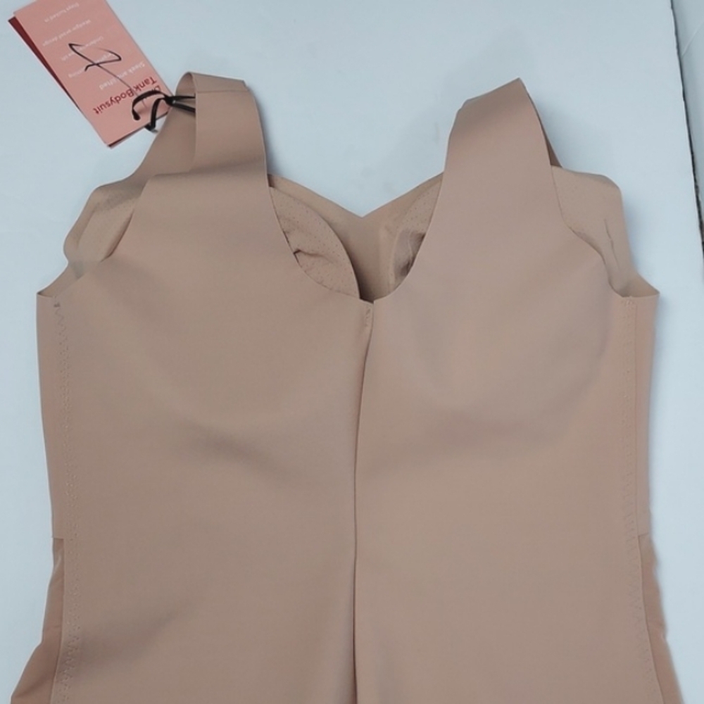 NEW HONEYLOVE Tank Bodysuit Nude 1X - Picture 6 of 13